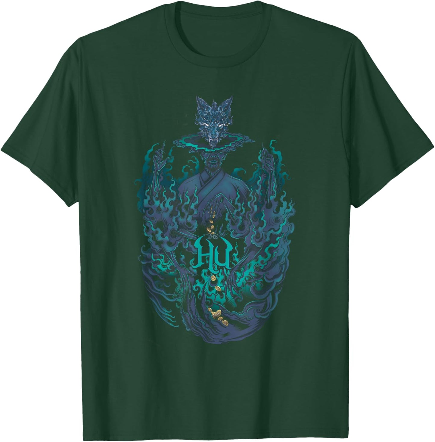 The Hu – Blue Flames T-Shirt - T-Shirt | Forest