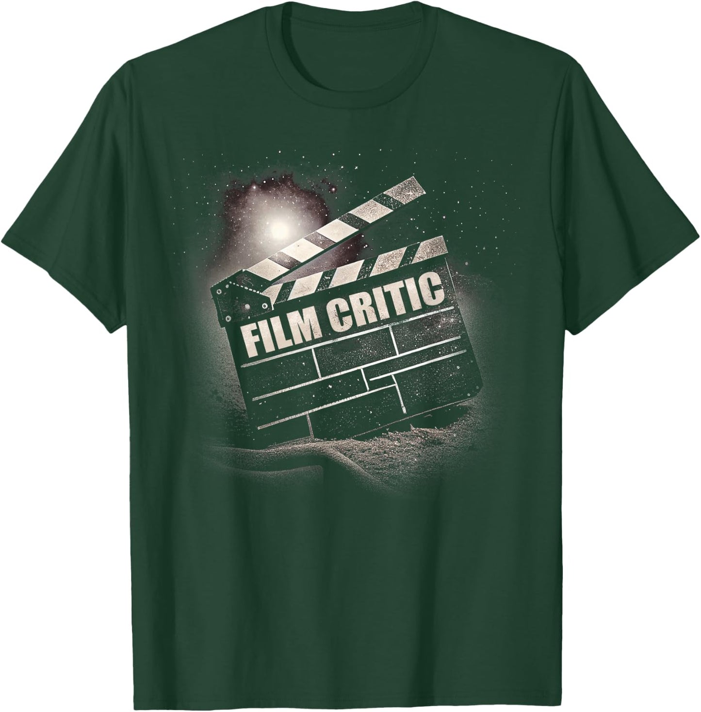 Film Critic Movie Clapper Board Costume T-Shirt - T-Shirt | Forest