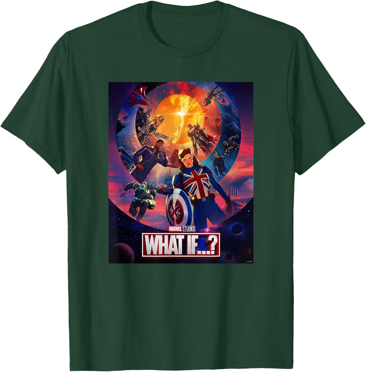 Marvel What If Character Group Poster T-Shirt - T-Shirt | Forest