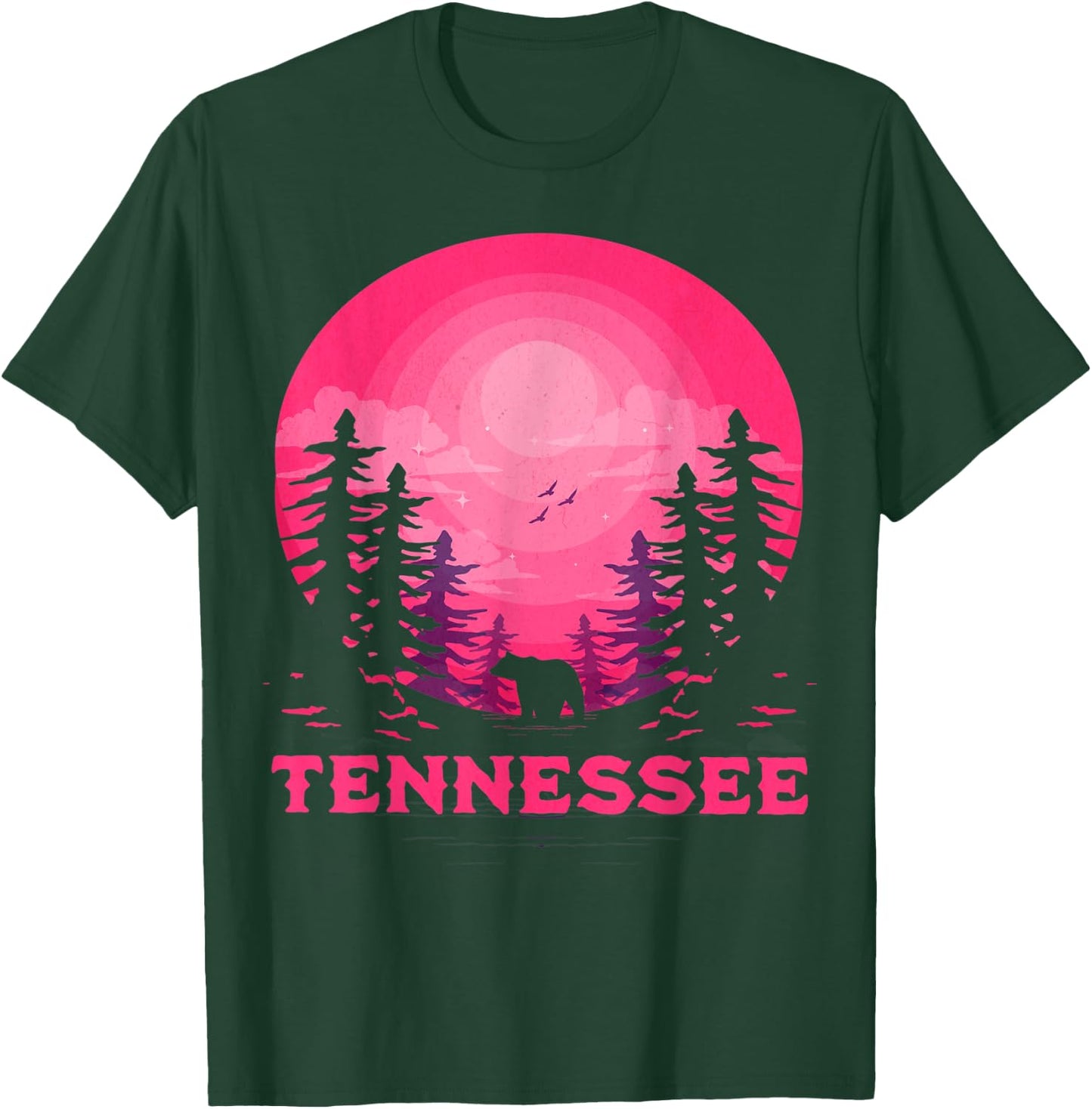 Tennessee Bear Nature Outdoors T-Shirt - T-Shirt | Forest