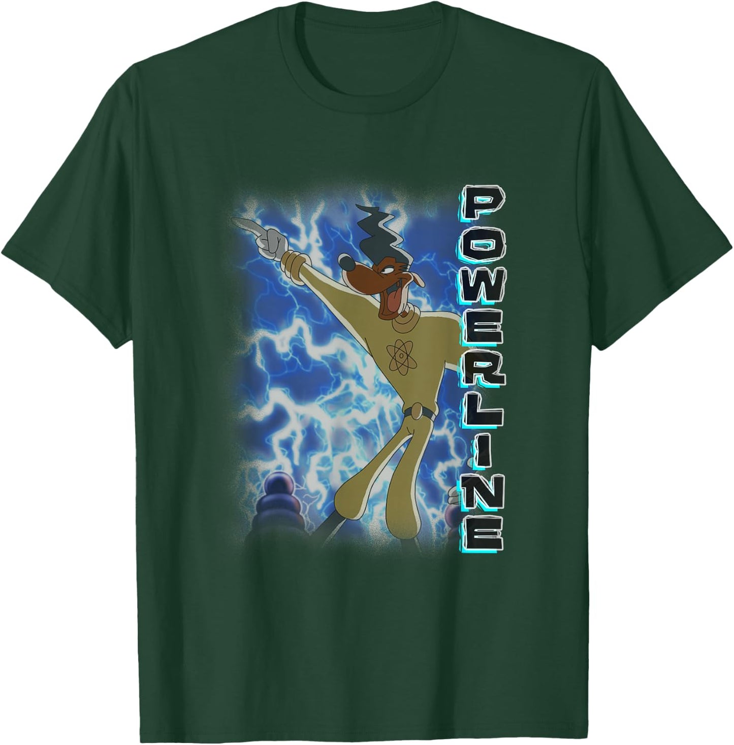 Disney A Goofy Movie Powerline Electrifying Dance Poster T-Shirt - T-Shirt | Forest