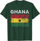 Ghana Flag Distressed - Men Women Kids - Ghanaian Flag T-Shirt - T-Shirt | Forest