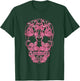 Pink Flamingo Skull Halloween Spooky Breast Cancer Awareness T-Shirt - T-Shirt | Forest