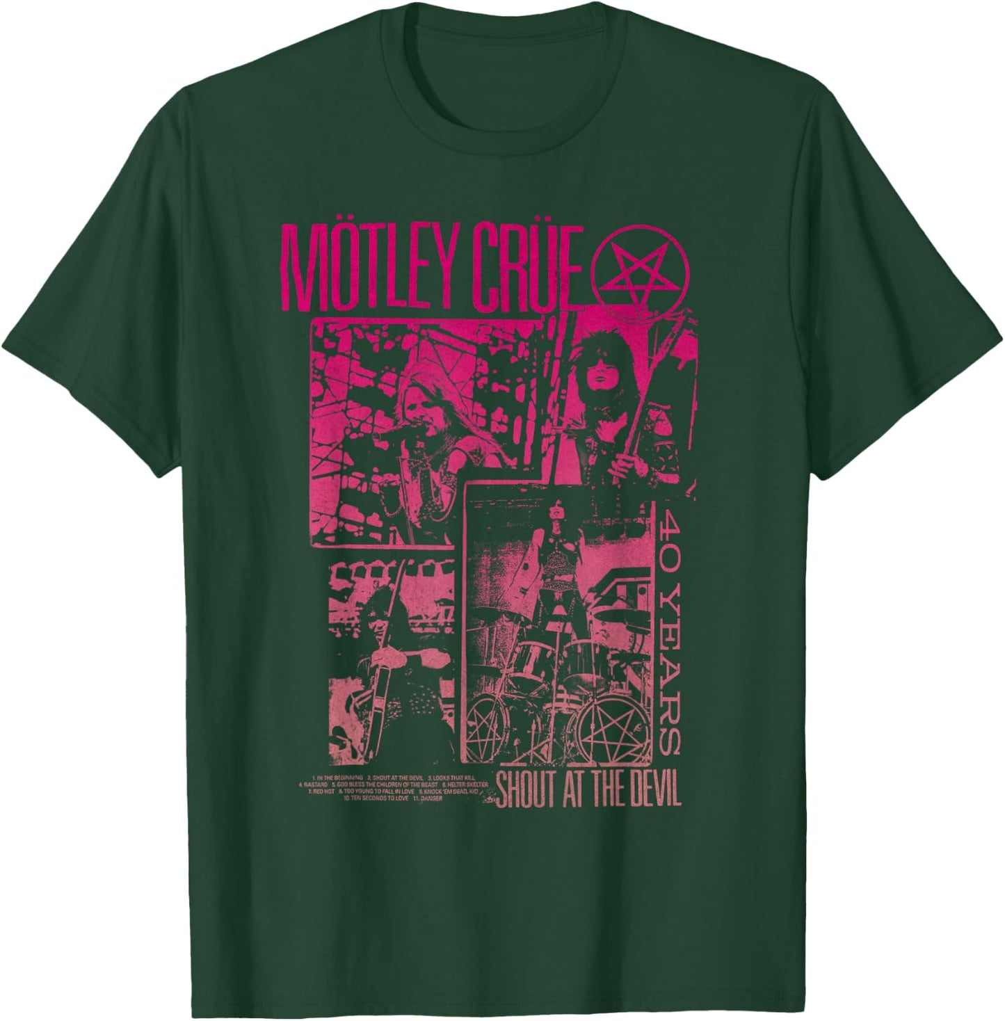 Mötley Crüe – Live Photo T-Shirt - T-Shirt | Forest