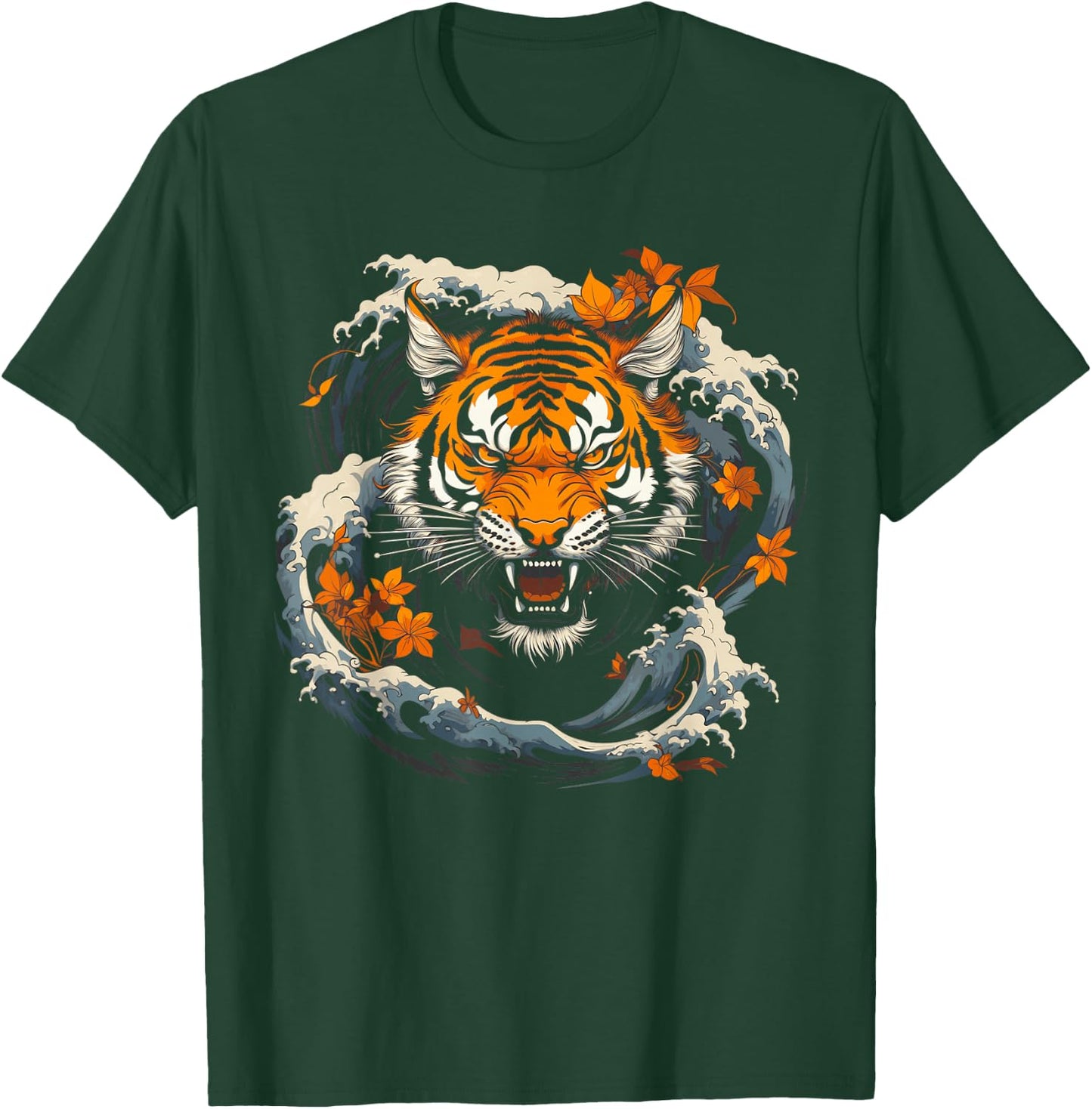 Japanese Tiger Japan T-Shirt - T-Shirt | Forest