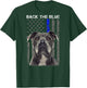 Back The Blue Thin Blue Line Flag Police Pitbull Dog Lovers Women Kids T-Shirt - T-Shirt | Forest