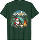Santa Camping and Hiking Funny Matching Family Christmas T-Shirt - T-Shirt | Forest