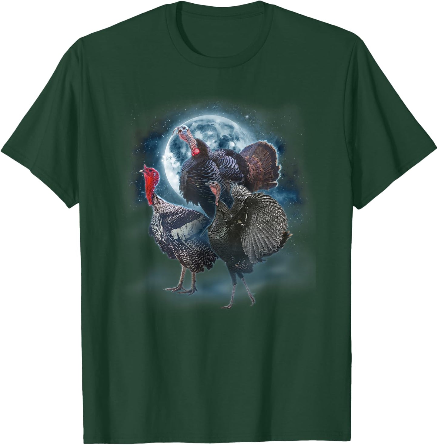 Howling at the Moon Shirt - Funny Turkey Shirts - Turkey T-Shirt - T-Shirt | Forest
