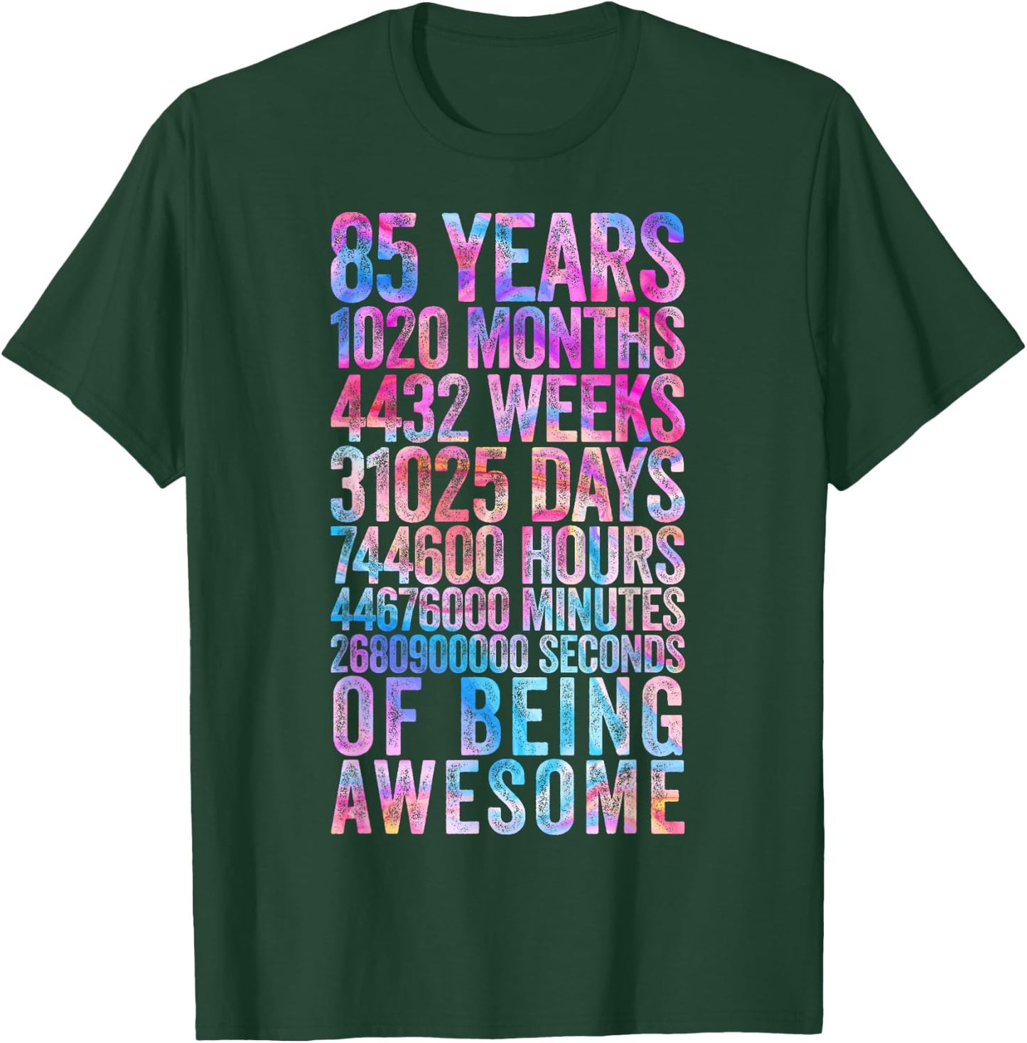 Funny 85th Birthday Shirt Old Meter Funny 85 Year Old Gifts T-Shirt - T-Shirt | Forest