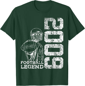 17 Years Football Legend 2009 17th Birthday T-Shirt - T-Shirt | Forest