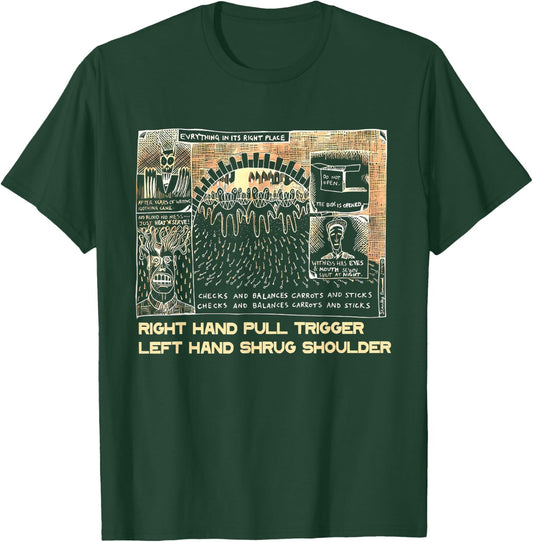 Vintage Retro Radio Music 80s 90s Classic Radiomusic 70s T-Shirt - T-Shirt | Forest
