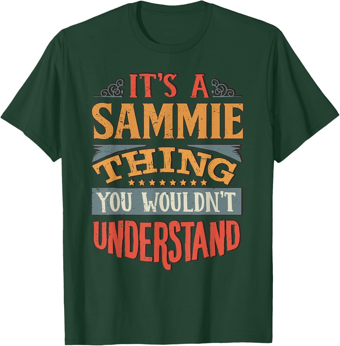 Sammie Name T-Shirt - T-Shirt | Forest