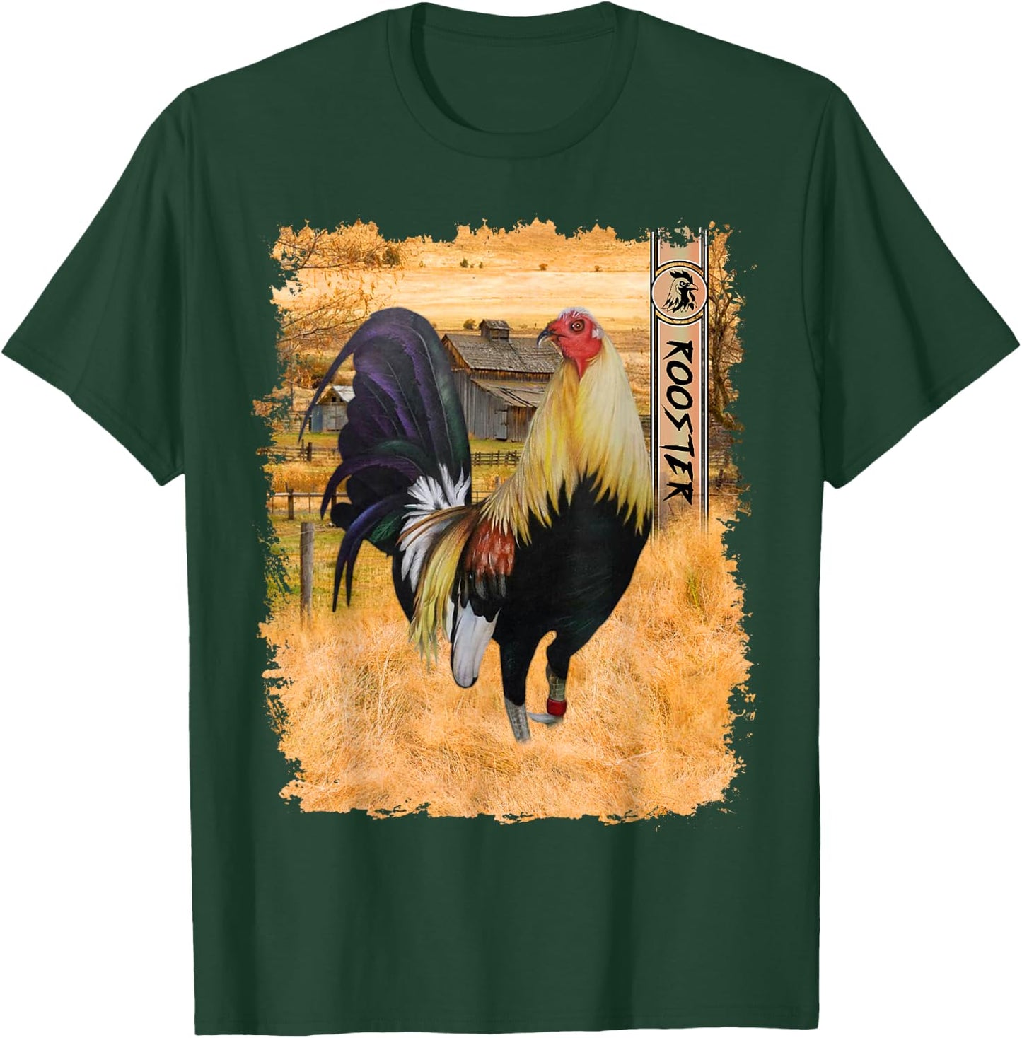 Vintage Rooster Cockfighting Soy Gallero T-Shirt - T-Shirt | Forest