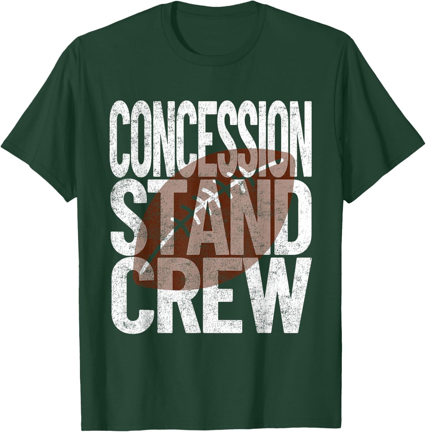 Concession Stand Crew - Football Game Food T-Shirt - T-Shirt | Forest