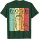 Gym Protein Periodic Table Elements Workout Protein Shake T-Shirt - T-Shirt | Forest