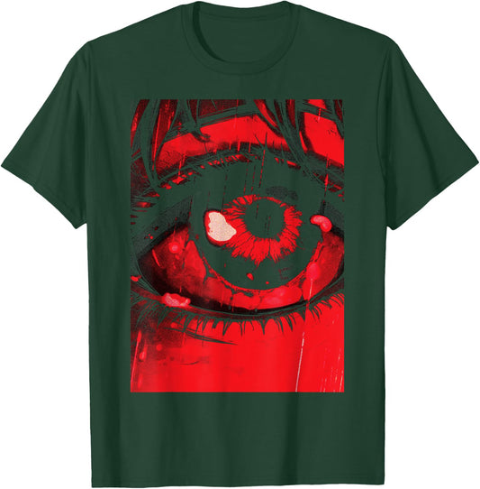 Dark Grunge Eyeball Horror Goth Occult Aesthetic Girl Eye T-Shirt - T-Shirt | Forest