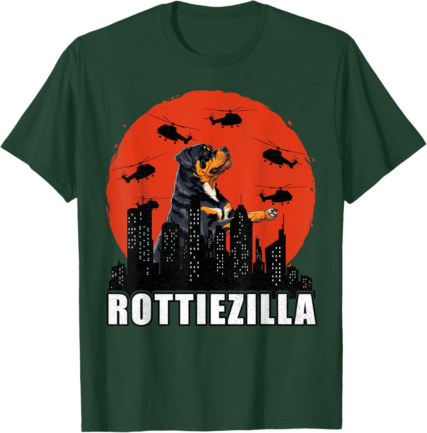Rottweiler Rottie Dog Lovers Rottweiler Mom Funny Women Girls Kids T-Shirt - T-Shirt | Forest