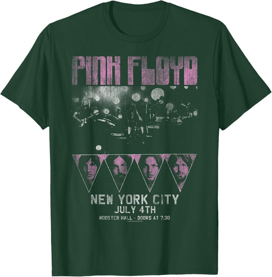 Official Pink Floyd Rock Band Tour NYC Classic Retro Music T-Shirt - T-Shirt | Forest