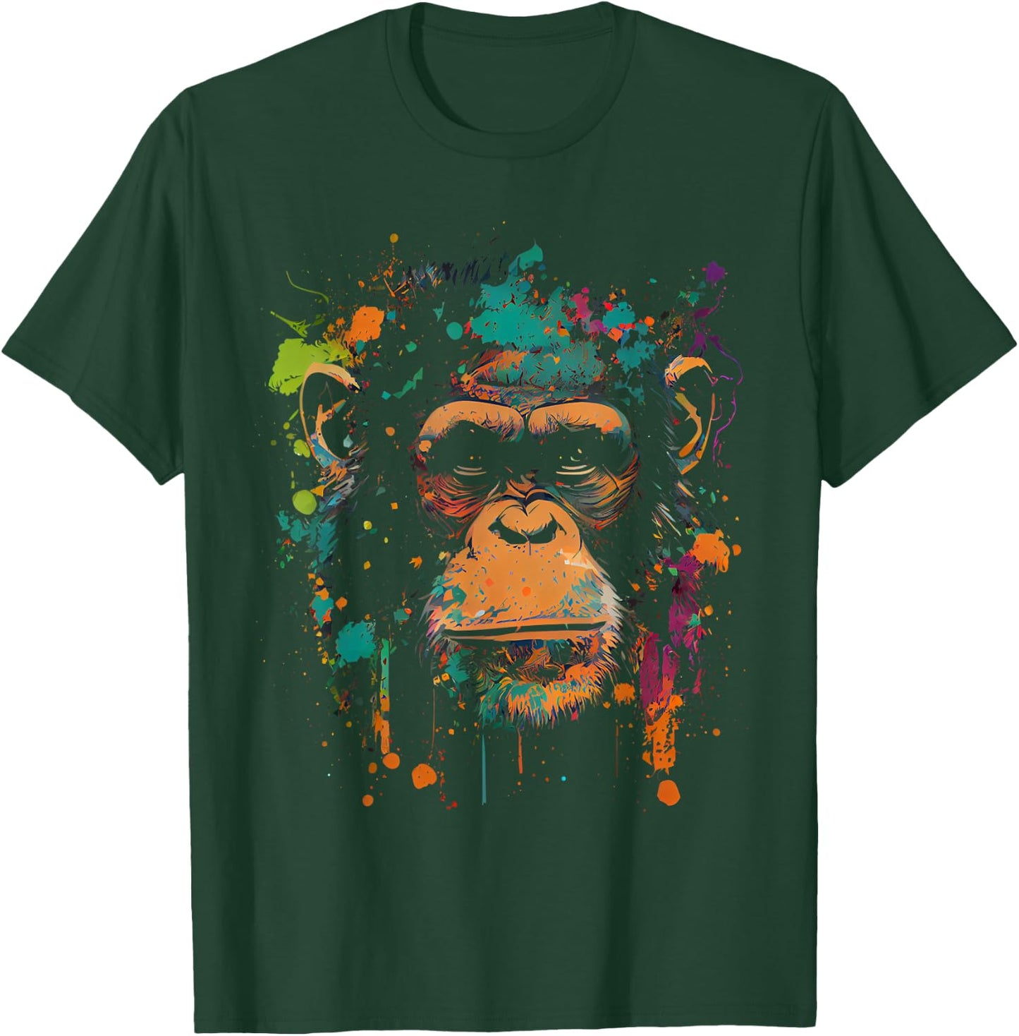 Chimpanzee Monkey Safari Favourite Animal Fan Chimpanzee Fan T-Shirt - T-Shirt | Forest