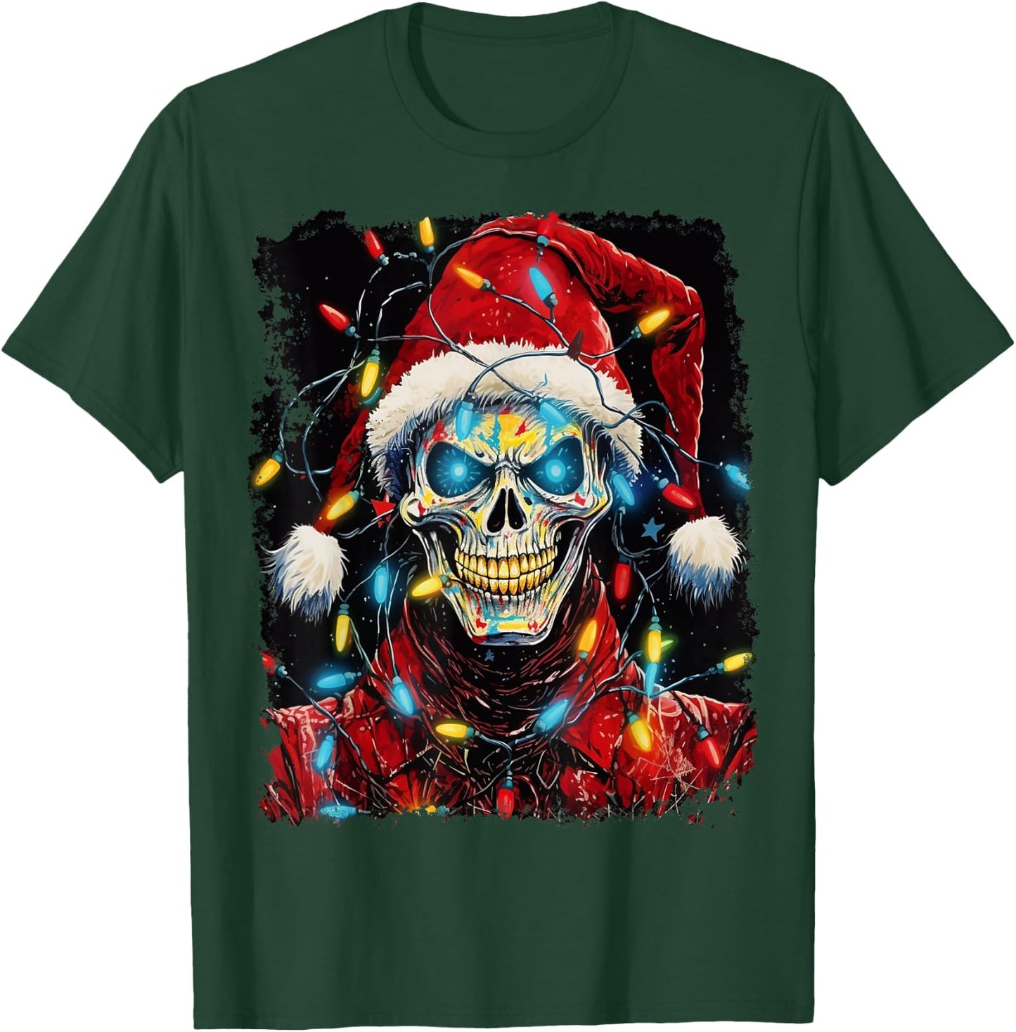 Pop Art Halloween Design Strawman Scarecrow Christmas Horror T-Shirt - T-Shirt | Forest