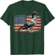 Pigeon American flag Bird 4th of July USA Patriotic USA flag Women Kids Men T-Shirt - T-Shirt | Forest