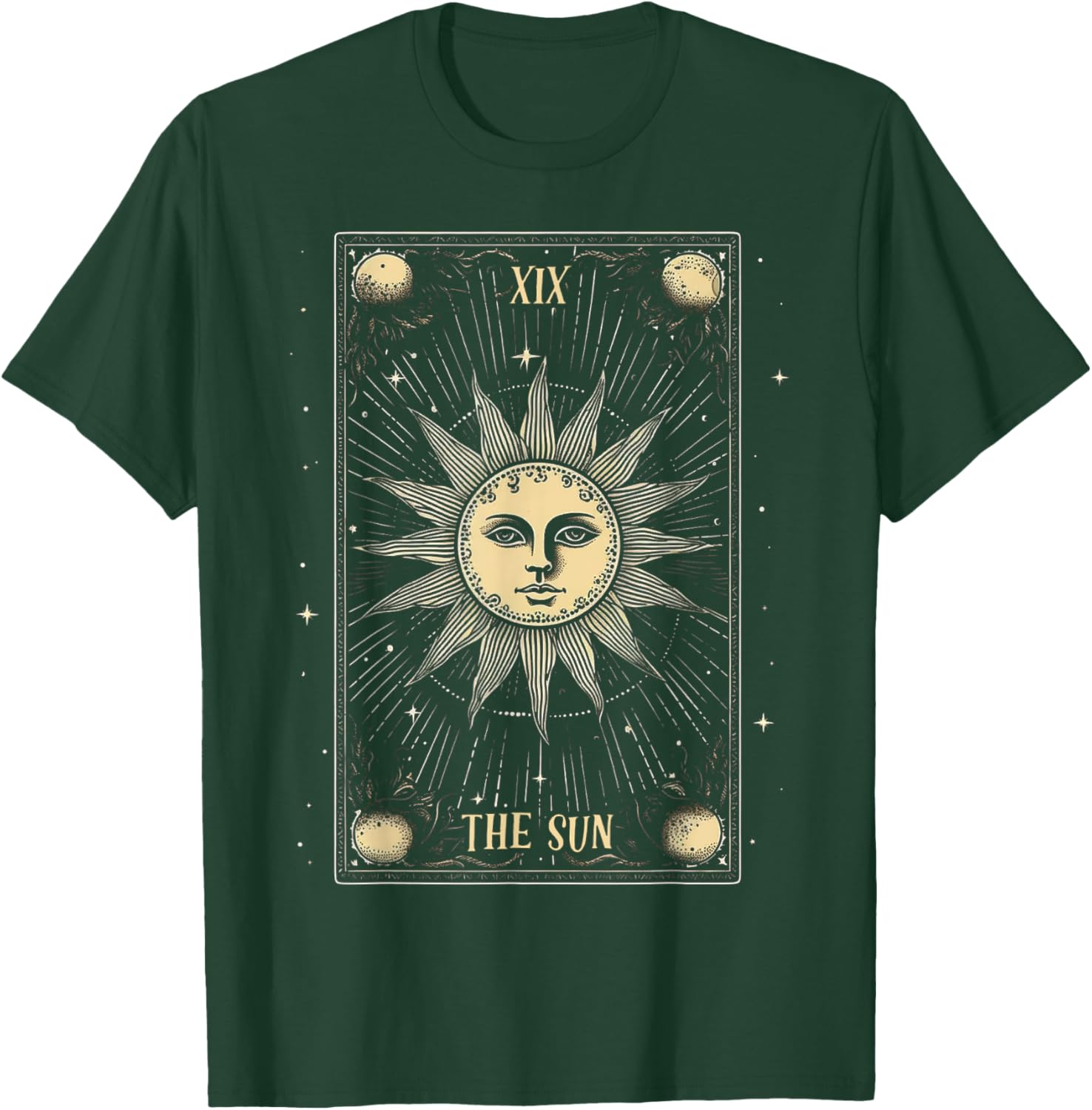 Sun Tarot Card Radiates Optimism, Positivity And Joy T-Shirt - T-Shirt | Forest