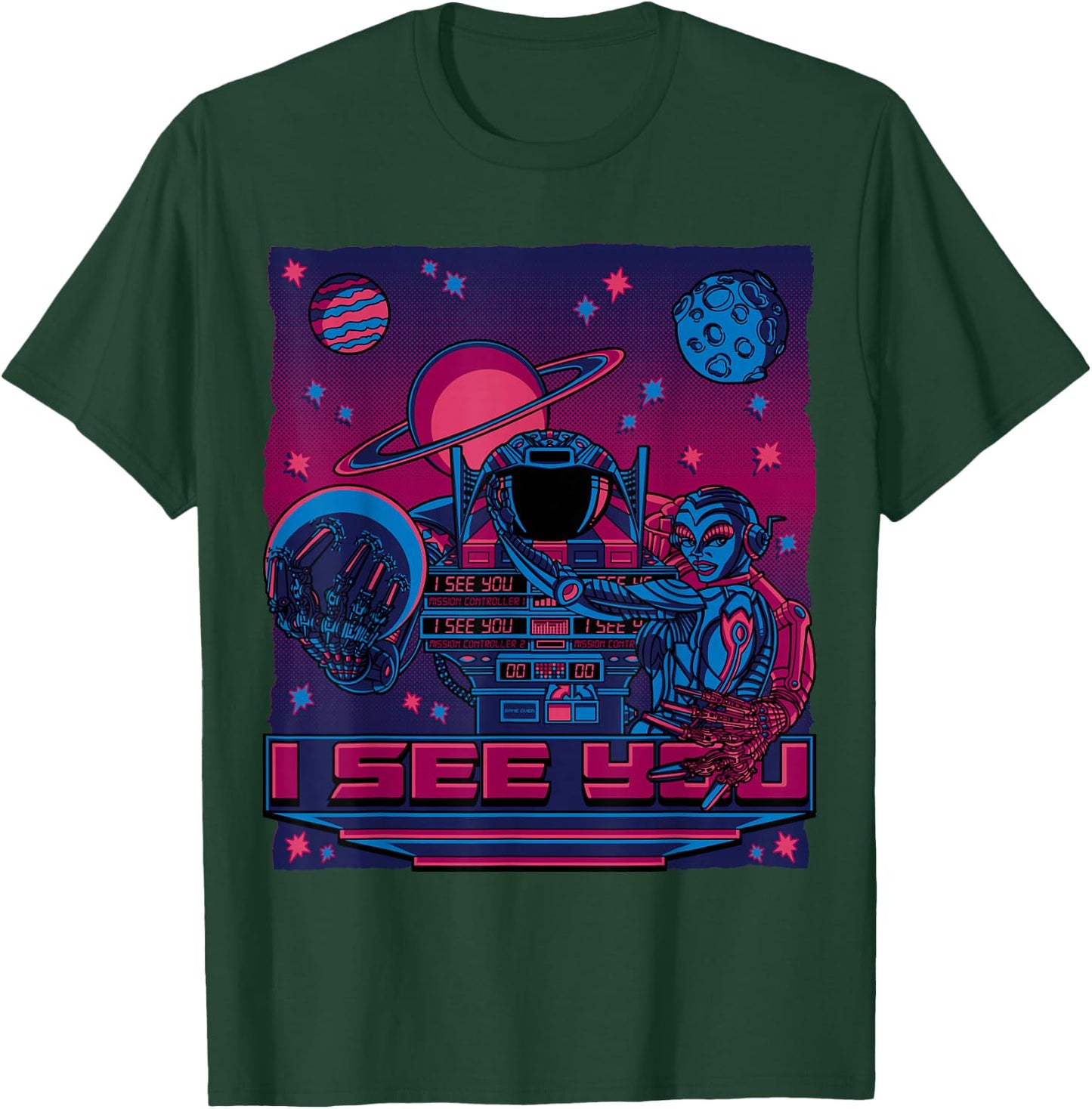 Pinbot Pinball T-Shirt - T-Shirt | Forest
