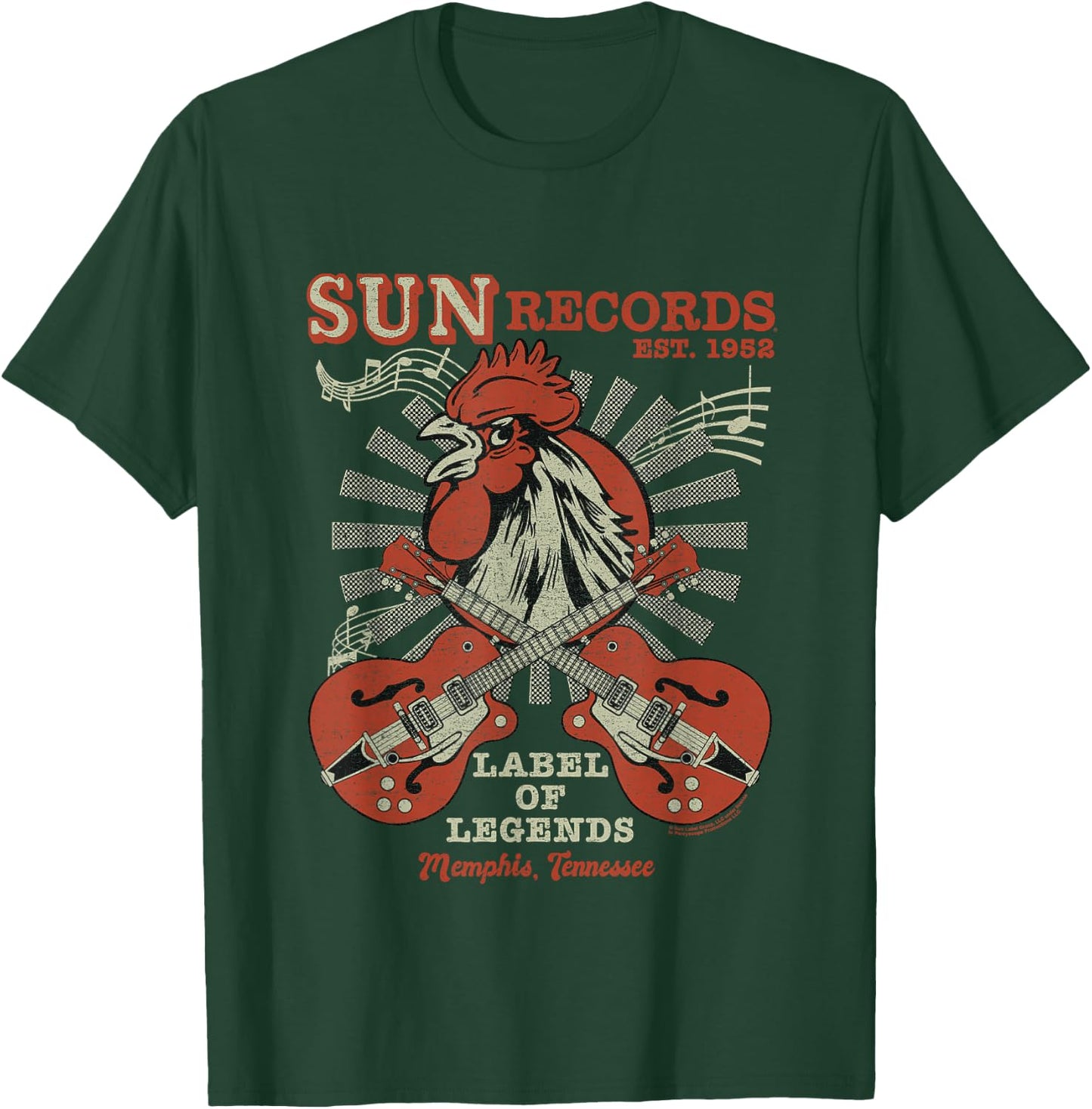 Sun Records Label of Legends T-Shirt - T-Shirt | Forest