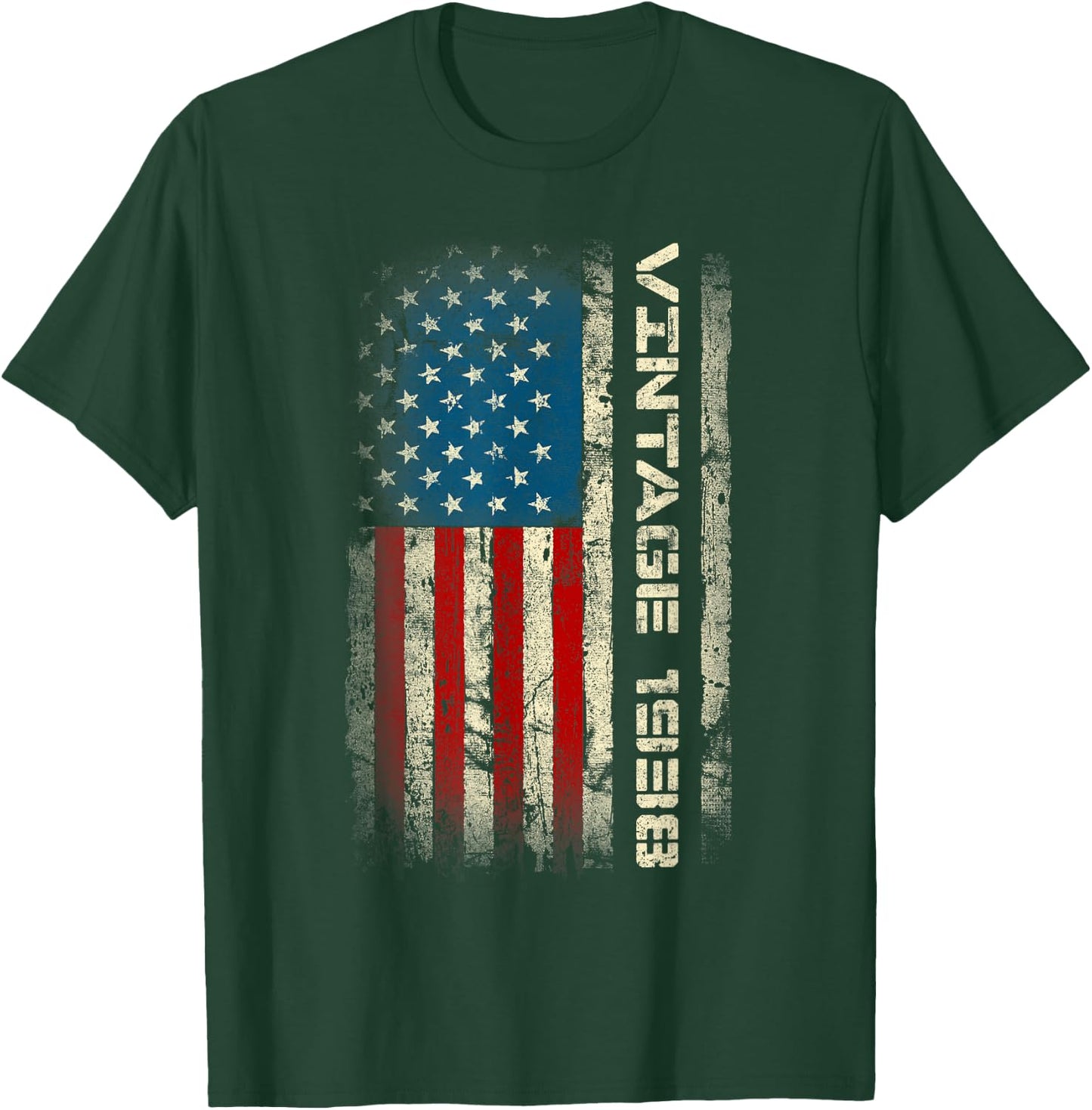 Retro 1938 85th Birthday 85 Years Old US Flag T-Shirt - T-Shirt | Forest