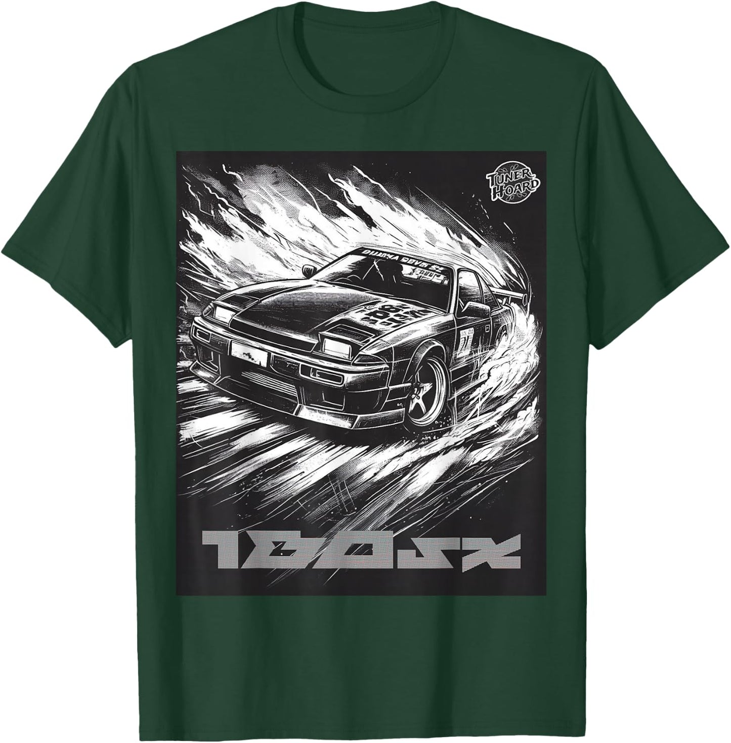 JDM 180sx Cool Drift Car 240sx Manga S13 Silvia Coupe Type X T-Shirt - T-Shirt | Forest