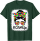 CNA Certified Nursing Assistant Messy Bun Autism Awareness T-Shirt - T-Shirt | Forest
