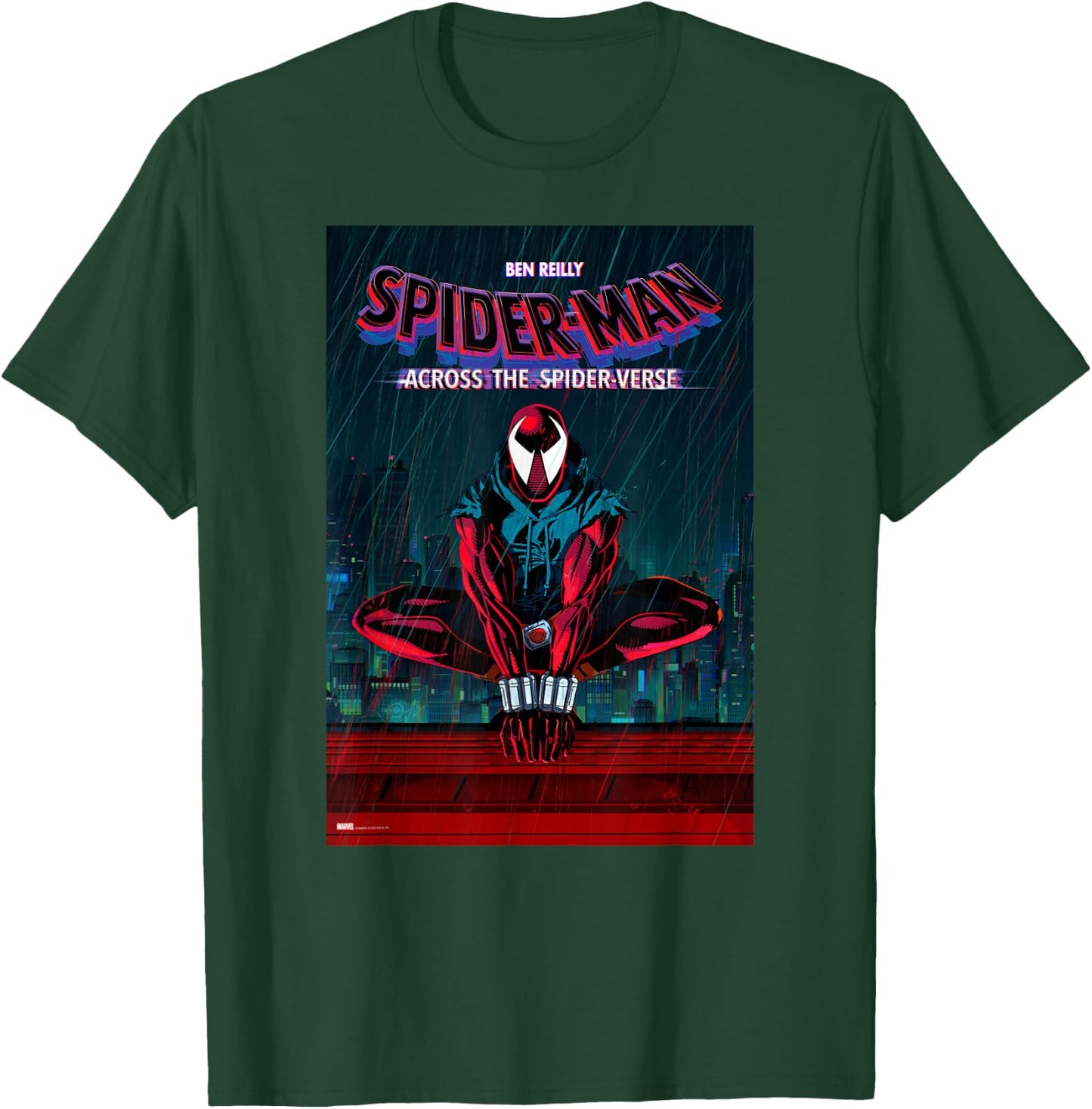 Marvel Spider-Man: Across the Spider-Verse Ben Reilly Poster T-Shirt - T-Shirt | Forest