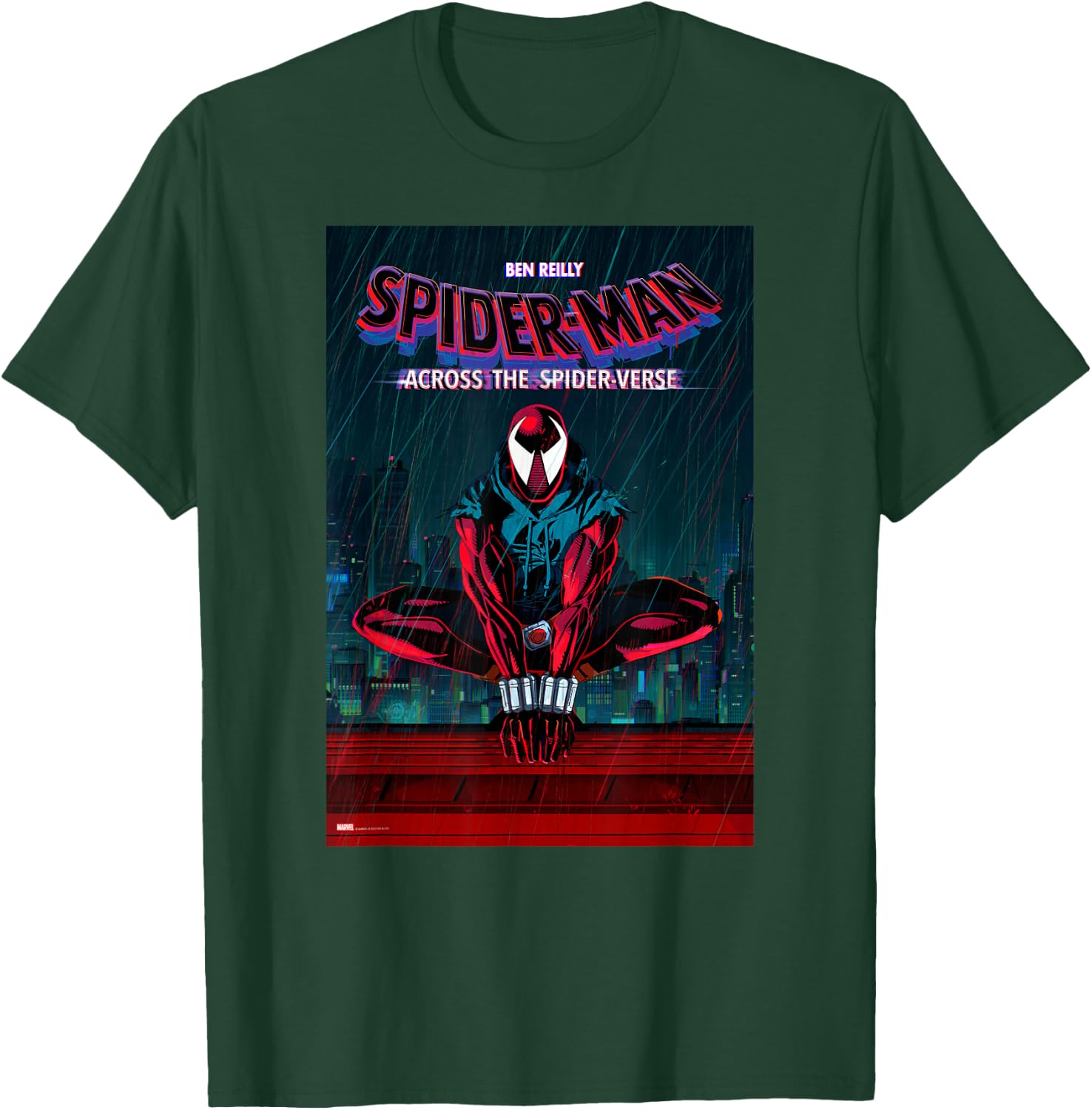 Marvel Spider-Man: Across the Spider-Verse Ben Reilly Poster T-Shirt - T-Shirt | Forest