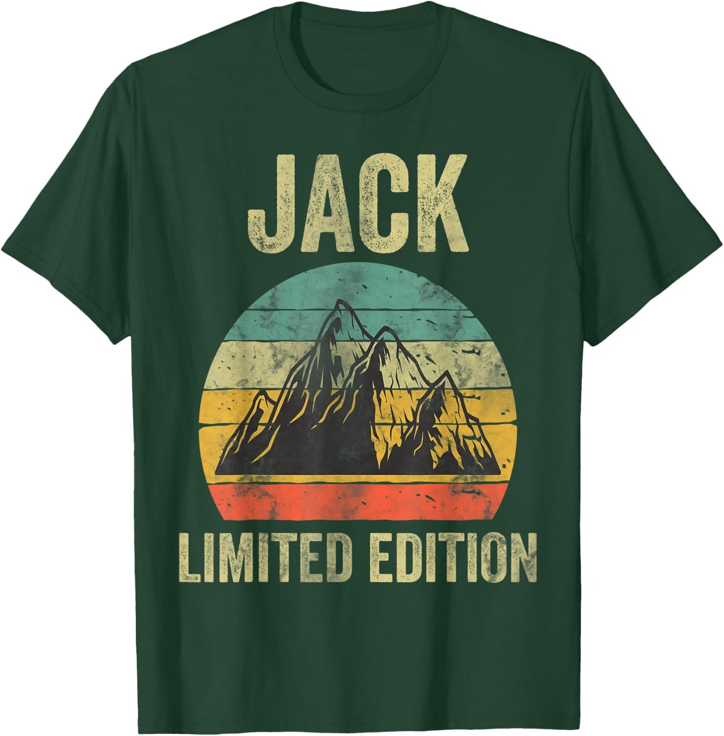 Personalized Name Shirt Jack Vintage Limited Edition T-Shirt - T-Shirt | Forest