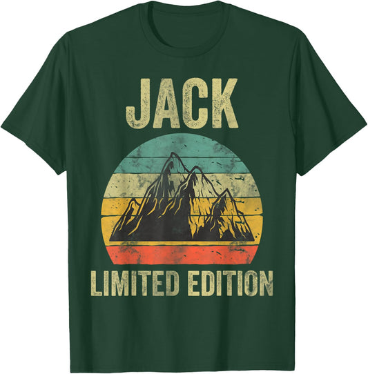 Personalized Name Shirt Jack Vintage Limited Edition T-Shirt - T-Shirt | Forest