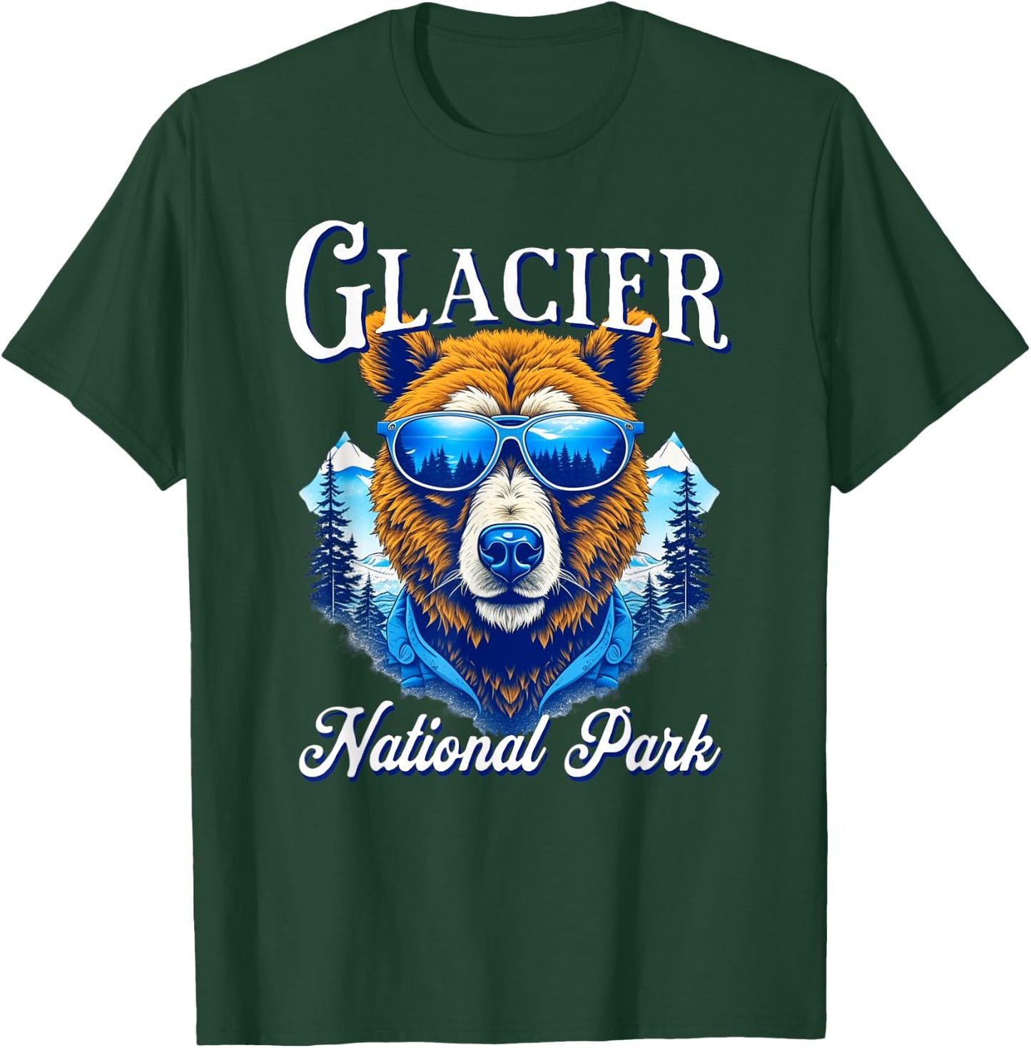 Glacier National Park T-Shirt - T-Shirt | Forest