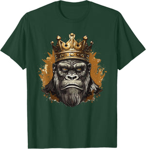 Silverback Gorilla King T-Shirt - T-Shirt | Forest