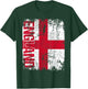 ENGLAND Flag Vintage Distressed ENGLAND T-Shirt - T-Shirt | Forest