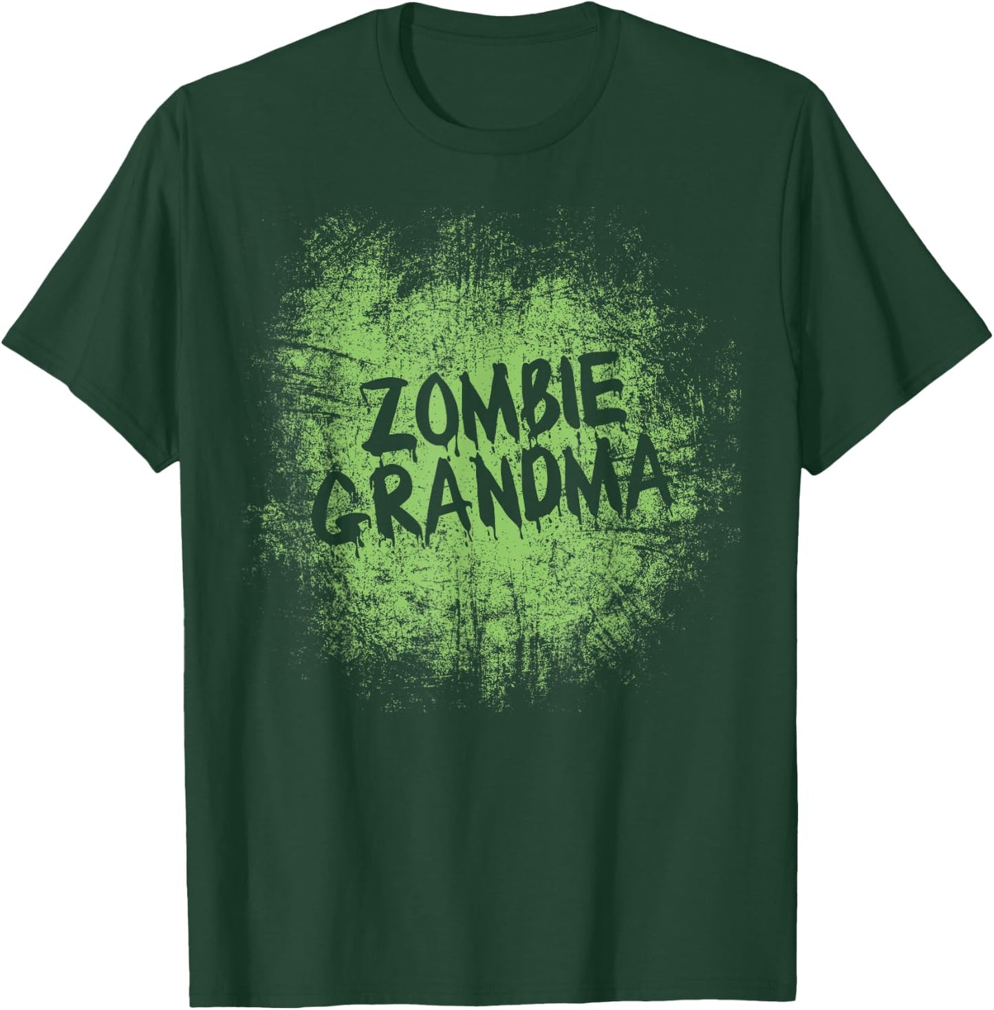 Zombie grandma easy lazy halloween costume zombies family T-Shirt - T-Shirt | Forest