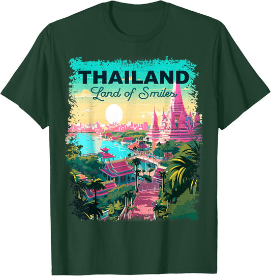 Thailand Vacation Vintage T-Shirt - T-Shirt | Forest