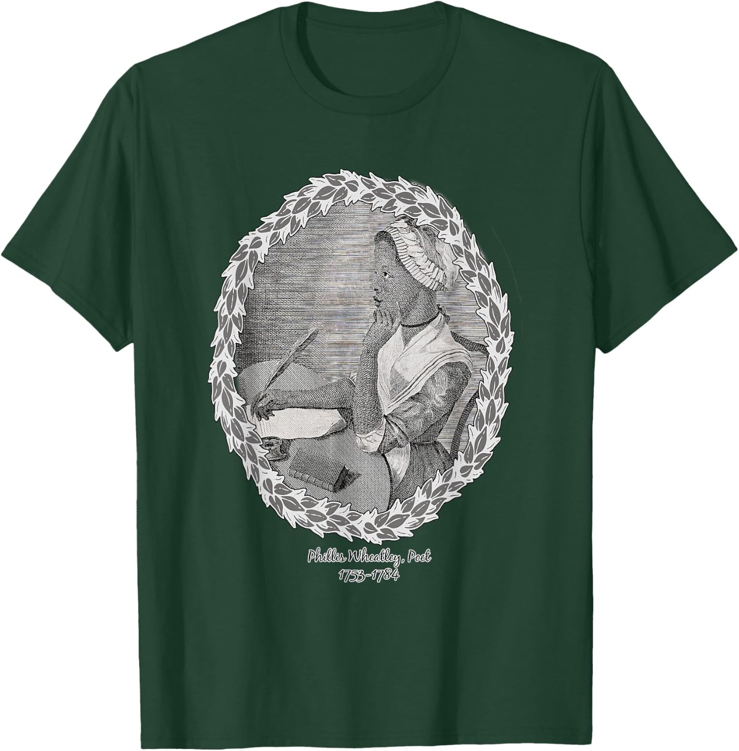 18th Century Published Poet Phillis Wheatley T-Shirt - T-Shirt | Forest