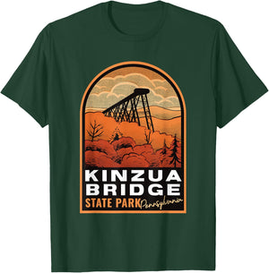 Kinzua Bridge State Park PA Vintage T-Shirt - T-Shirt | Forest