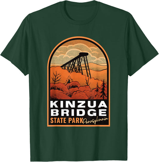 Kinzua Bridge State Park PA Vintage T-Shirt - T-Shirt | Forest