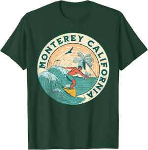 Monterey California T-Shirt - T-Shirt | Forest