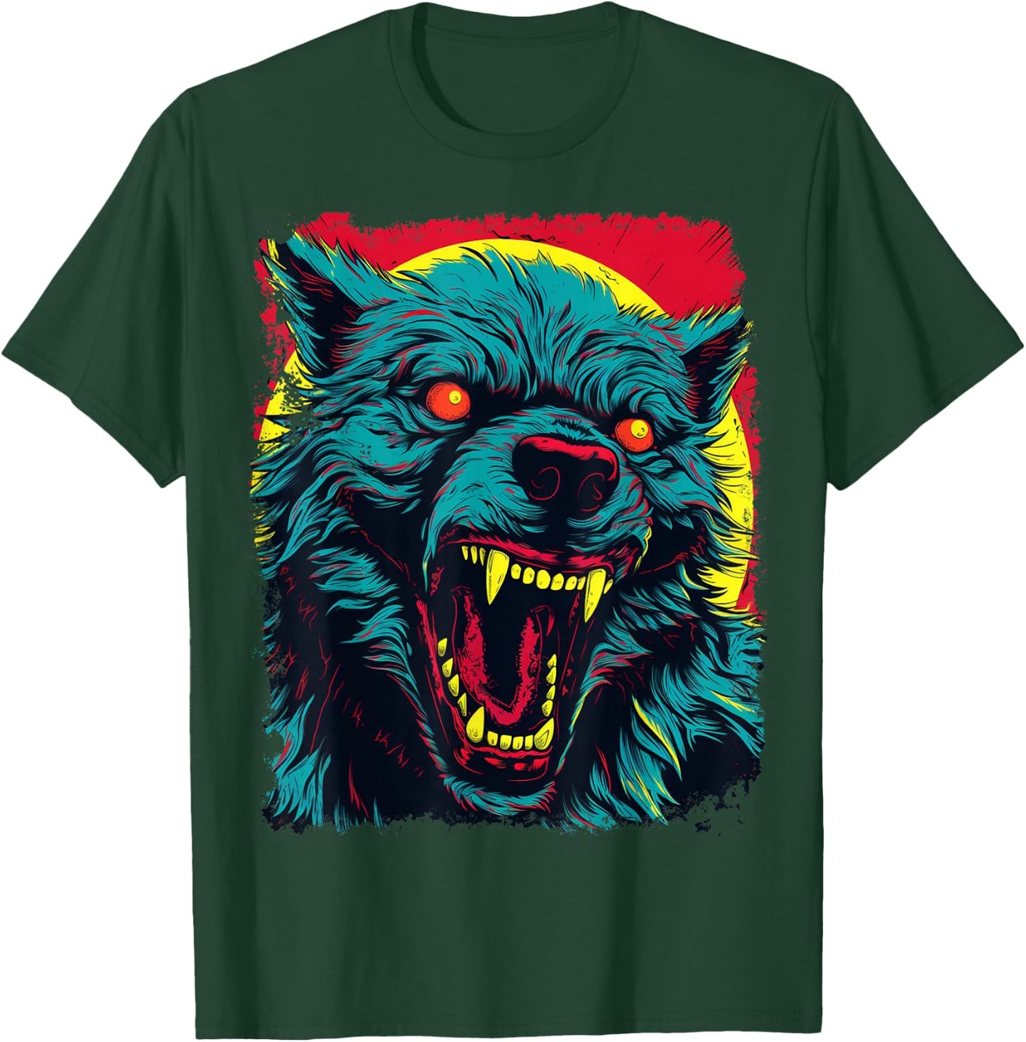 Werewolf Pop Art T-Shirt - T-Shirt | Forest