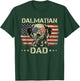 Dalmatian Dad Dog Lovers American Flag 4th Of July Men T-Shirt - T-Shirt | Forest