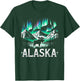 Alaska Day The Last Frontier Alaska Mountain Moose Souvenir T-Shirt - T-Shirt | Forest