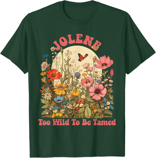 JOLENE Name Cute Retro Girls Wildflower JOLENE Name
