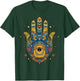 Khamsah or Hand of Fatima on colorful Hamsa Hand T-Shirt - T-Shirt | Forest