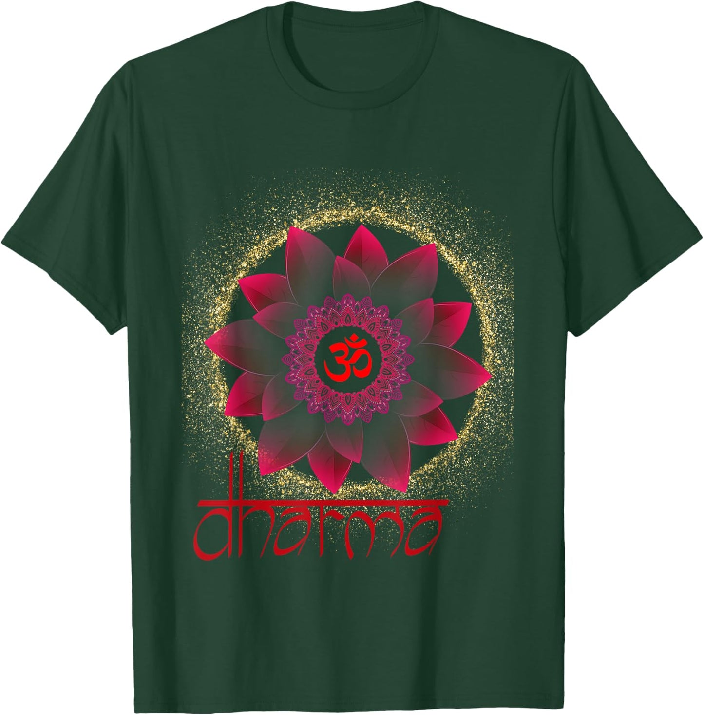 Dharma Lotus T-Shirt - T-Shirt | Forest